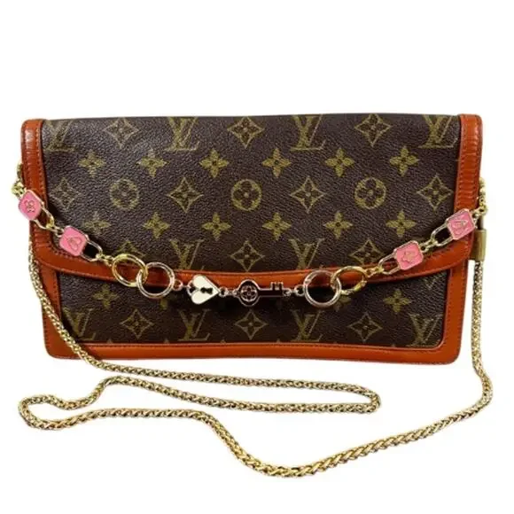 Louis Vuitton Monogram LV Pouchette Dame PM Clutch Crossbody Bag (LVXX200) - Picture 1 of 16